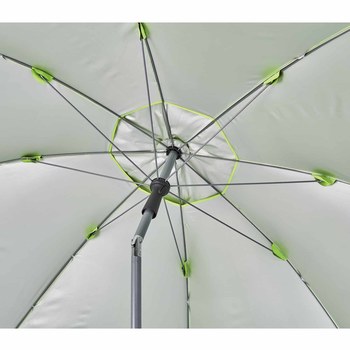 Ergodyne SHAX 6100 Industrial Umbrella - 7 1/2 ft Height - Polyester - Hi-Vis Lime - 12967