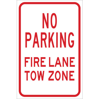 Picture of Brady Aluminum Rectangle White English Parking Restriction, Permission & Information Sign part number 103732 (Main product image)