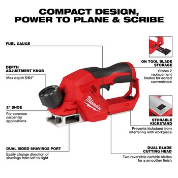 Milwaukee M12 Planer 2524-20