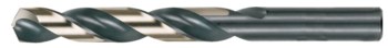 Cle-Line 1878 11/64 in Heavy-Duty Jobber Drill C18007 - Right Hand Cut - Split 135° Point - Black & Gold Finish - 3.25 in Overall Length - 2.125 in Spiral Flute - High-Speed Steel - Straight Shank