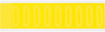 Picture of Brady 34 Series Yellow Write-On Indoor Vinyl Cloth 34 Series 3440-BLANK Punctuation Label (Main product image)