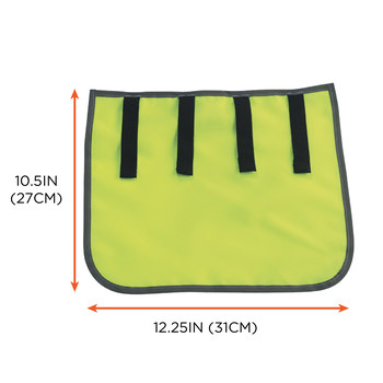 Ergodyne Glowear 8006 High-Visibility Lime Universal Polyester Neck Shade/Shield - Inner Cap/Hat - 720476-29063
