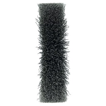 Weiler 03060 Wheel Brush - 6 in Dia - Crimped Steel Bristle