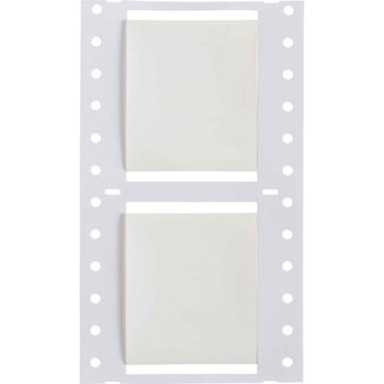 Brady PermaSleeve PS-1500-2-WT-J Die-Cut Printer Sleeve - 2 in x 2.433 in - Polyolefin - White - B-342 - 90575