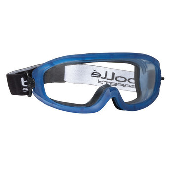 Fog Lens Bollé 40092 Atom Safety Goggles Clear Anti Scratch Blue Frame