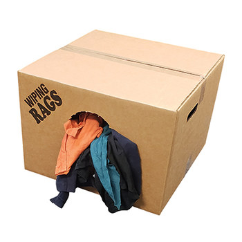 Picture of Spilfyter WR6400C-50 Z-Rags Mixed Cotton 50 lb Rags (Main product image)