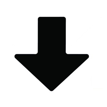 Brady 104416 Arrow Marking Label - 2 in x 5 in - Polyester - Black - B-514  - 16194
