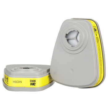 3M 6003 Reusable Respirator Cartridge - Bayonet Connection - 4.2 in Width - 3.4 in Height