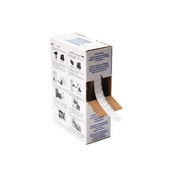 Picture of Brady White Nylon Thermal Transfer BPTL-11-499 Die-Cut Thermal Transfer Printer Label Roll (Main product image)