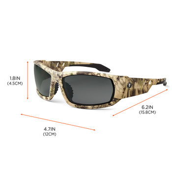 Ergodyne Skullerz Safety Glasses ODIN 50333 - Size Universal