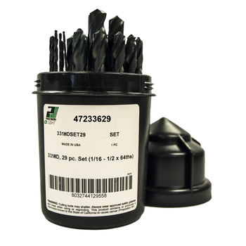 Picture of Precision Twist Drill 135° Right Hand Cut High-Speed Steel 331HDSET Jobber Drill Set 7233629 (Main product image)