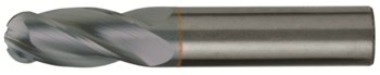 Bassett End Mill B01904 - 3/32 in - Carbide - 4 Flute - 1/8 in Straight Shank