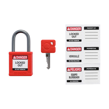 Brady Velocity Safety Padlock Lockout Tagout 177262 - 63092