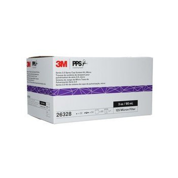 3M - 26328 - PPS Series 2.0 Spray Cup System Kit, Micro (3 fl oz, 90 ml), 125 Micron Filter