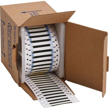 Brady PermaSleeve 3FR-187-2-BK-S Die-Cut Printer Sleeve - 2 in x 0.335 in - Polyolefin - Black - B-344 - 91720