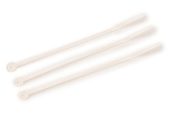 3M CT4NT18-C White Cable Tie - 4.1 in Length - 0.1 in Wide - 59275