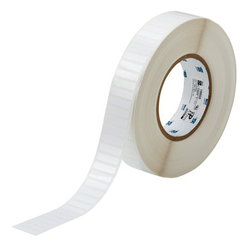Picture of Brady White Polyester Thermal Transfer THT-103-423-10 Die-Cut Thermal Transfer Printer Label Roll (Main product image)