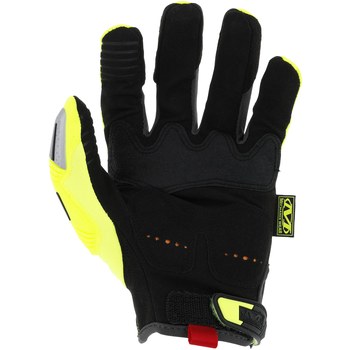 Mechanix Wear Hi-Viz M-Pact Fluorescent Yellow Large TPR Work Gloves - SMP-91-010