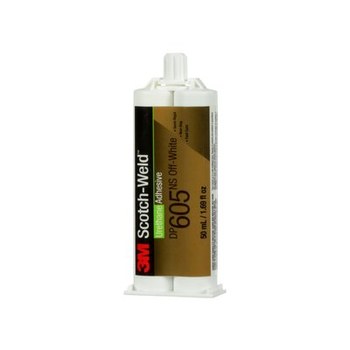 3M Scotch-Weld DP605NS Two-Part Base & Accelerator (B/A) Off-White Urethane  Adhesive - Paste 1.7 fl oz Duo-Pak - 82252