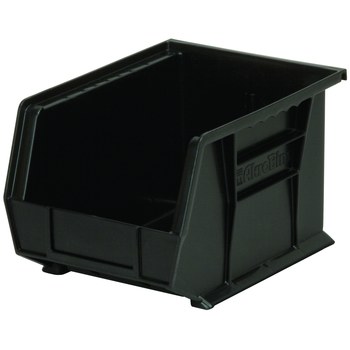 Picture of Akro-Mils 30239 Akrobin 50 lb Black Industrial Grade Polymer Hanging / Stacking Storage Bin (Main product image)