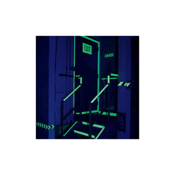 Brady Glow-in-the-Dark Marking Tape - 1 in Width x 100 ft Length - 64383