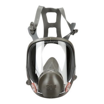 3M 6000 Series 6900 Gray Large Silicone/Thermoplastic Elastomer Full Mask Facepiece Respirator - 051138-54159