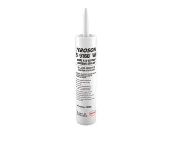 Loctite Teroson SI 9160 WH Silicone Sealant - 300 ml Cartridge - 32391, IDH:475374