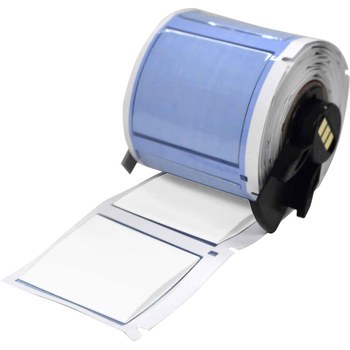 Picture of Brady PermaSleeve White Polyolefin Thermal Transfer M6-1000-175-342-WT Heat Shrink Wire & Cable Labels (Main product image)