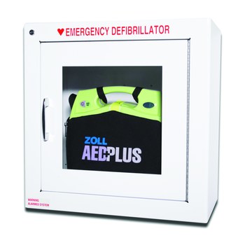 Zoll AED Plus 8000 Wall Cabinet - 9 in Width - 17.5 in Length - 17.5 in  Height - 8000-0855