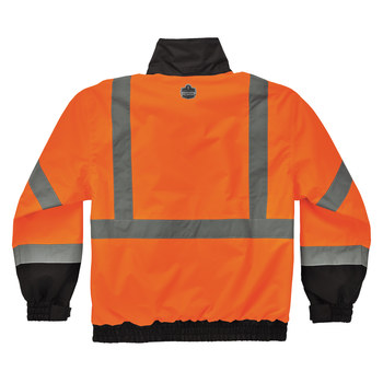 Ergodyne GloWear Bomber Jacket 8379 24464 - Size Large - Orange