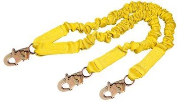 DBI-SALA ShockWave 2 Shock-Absorbing Lanyard 1244406, 6 ft, Yellow - 16101