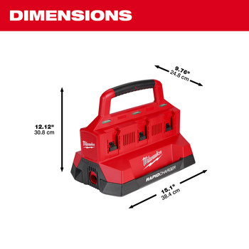 Milwaukee M18 Six Bay Rapid Charger 48-59-1809