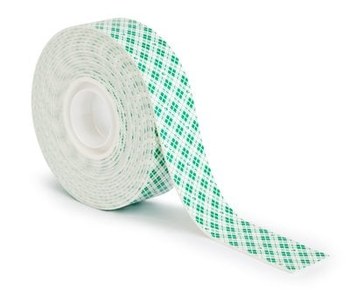 3M Scotch-Mount 314H-MED-DC White Indoor Double Sided Foam Tape - 1 in Width x 125 in Length - 76997