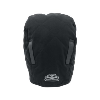 Global Glove Bullhead Safety Black Universal Cotton Cold Weather Head Liner - 2-Point Strap Type - Hook & Loop - 816679-01958