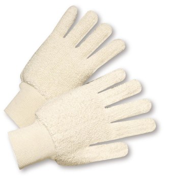 Picture of West Chester T24KW White Cotton/Polyester Full Fingered General Purpose Gloves (Main product image)