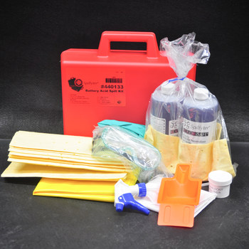 Spilfyter Grab & Go 1 gal Compact Battery Acid Spill Kit - 810042-42289