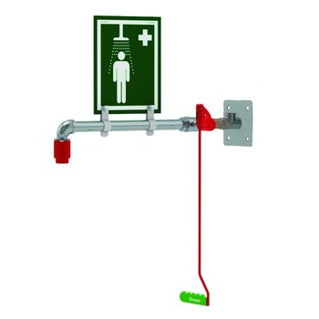 Wall Mounted Laboratory Shower - Hughes Safety Showers