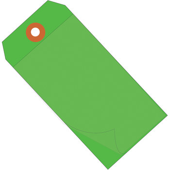 Picture of Shipping Supply Green 13157 Self Laminating Tags (Main product image)