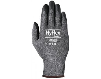 Picture of Ansell Hyflex 11-801 Black 10 Spandex Mechanic's Gloves (Main product image)
