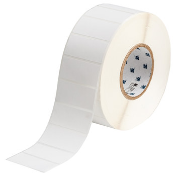 Picture of Brady White Polypropylene Thermal Transfer THT-7-425-3 Die-Cut Thermal Transfer Printer Label Roll (Main product image)
