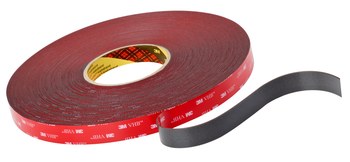 3M 4611 Gray VHB Tape - 3 in Width x 36 yd Length - 45 mil Thick