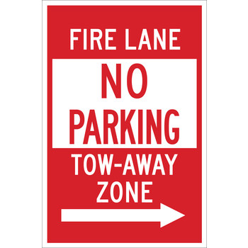 Picture of Brady B-555 Aluminum Rectangle White English Parking Restriction, Permission & Information Sign part number 124347 (Main product image)