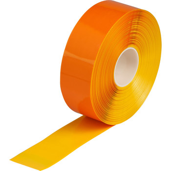 Brady ToughStripe Max Black / Yellow Floor Marking Tape - 3 in Width x 100 ft Length - 0.050 in Thick - 60807