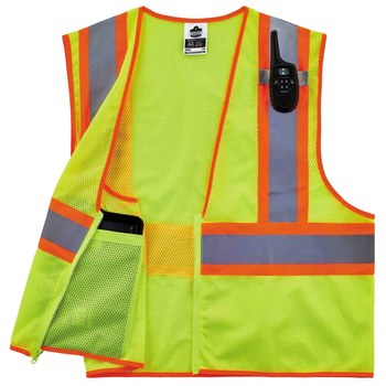 Ergodyne Glowear High-Visibility Vest 8229Z 21295 - Size Large/XL - High-Visibility Lime