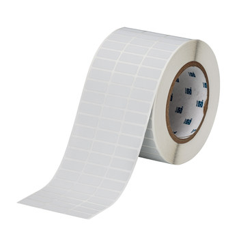 Picture of Brady Silver Polyester Thermal Transfer THT-3-428-10 Die-Cut Thermal Transfer Printer Label Roll (Main product image)