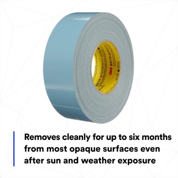 3M 8979 Performance Plus Blue Duct Tape - 48 mm Width x 60 yd Length - 12.1 mm Thick - 56468