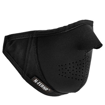 Ergodyne N-Ferno 6874 Black Universal Neoprene Thermal Mouthpiece - Hook & Loop - 720476-16874
