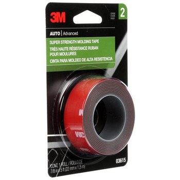 3M 03615SRP Molding Automotive Tape - 7/8 in Width x 5 ft Length