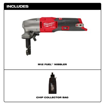 Milwaukee M12 FUEL M12 REDLITHIUM Battery Nibbler - 2476-20