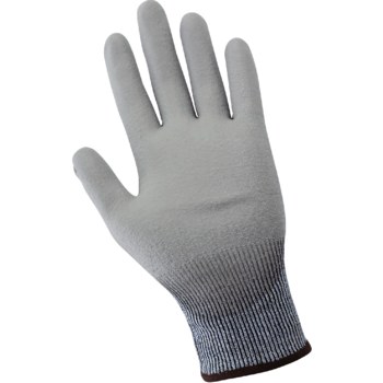 Global Glove Samurai Glove PUG-918 Light Blue Large Cut-Resistant Gloves - ANSI A2 Cut Resistance - Polyurethane Coating - PUG-918-9(L)
